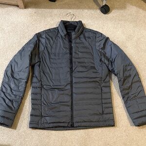 Theory Dark Gray Puffer Jacket